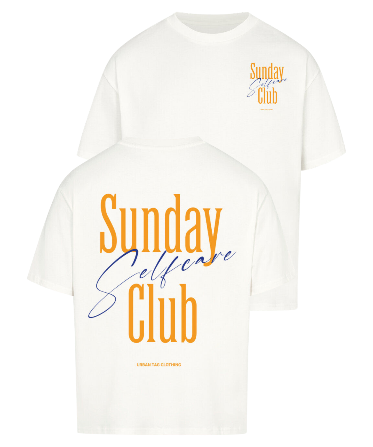 Urban Tag Oversized T-Shirt – "Sunday Selfcare Club"
