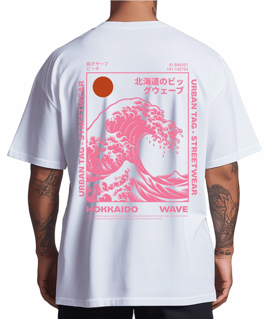 Urban Tag Oversized T-Shirt – "Hokkaido Wave"