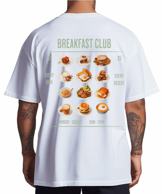 Urban Tag Oversized T-Shirt – "Breakfast Club"