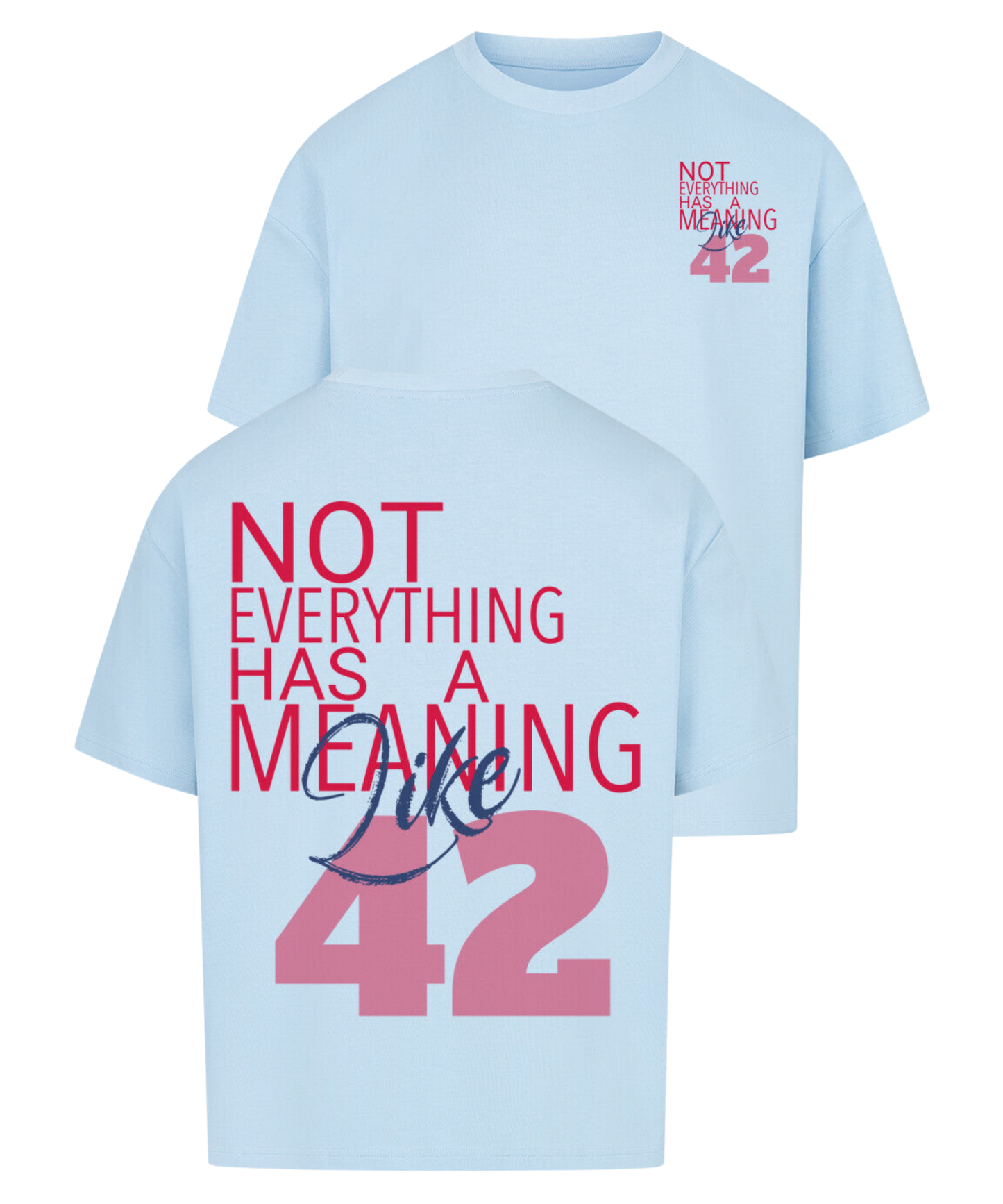 Urban Tag Oversized T-Shirt – "42"