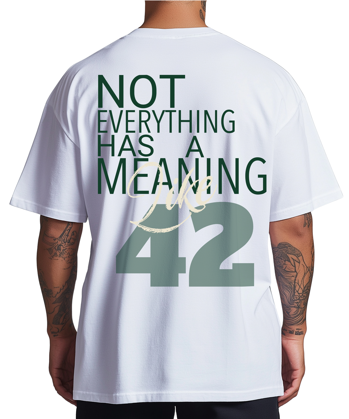 Urban Tag Oversized T-Shirt – "42"