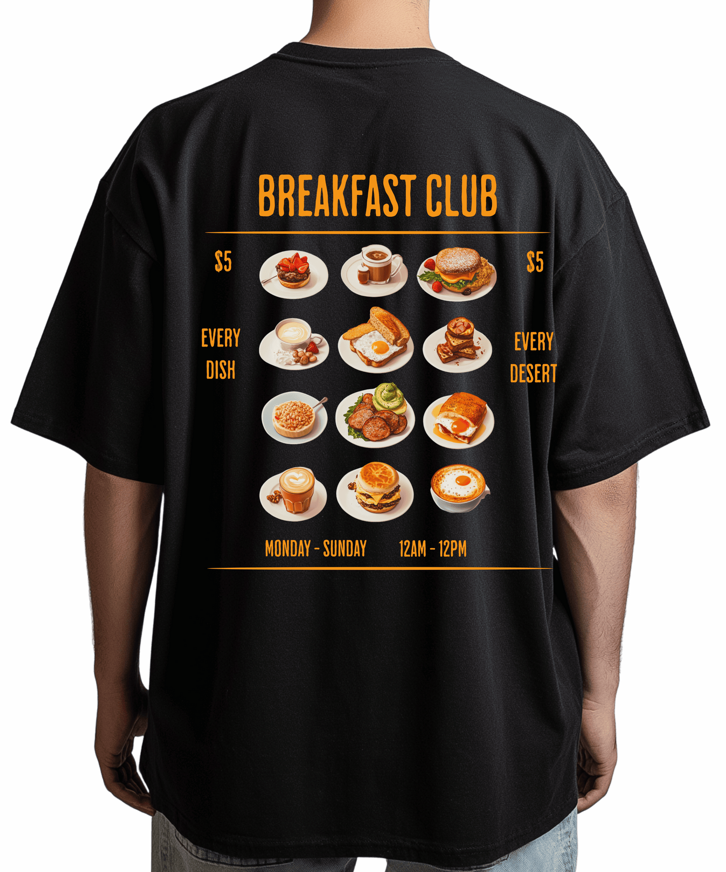 Urban Tag Oversized T-Shirt – "Breakfast Club"