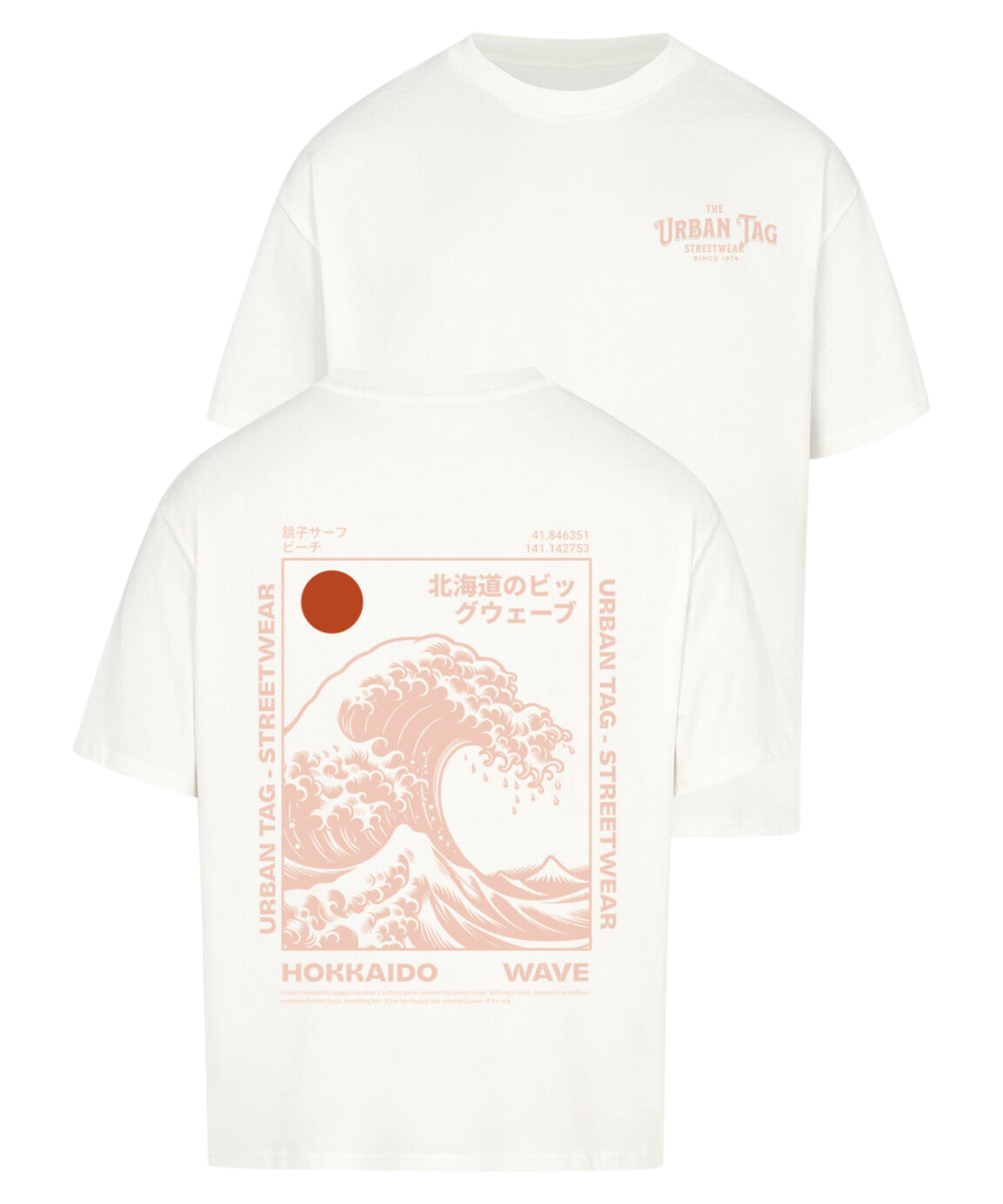 Urban Tag Oversized T-Shirt – "Hokkaido Wave"