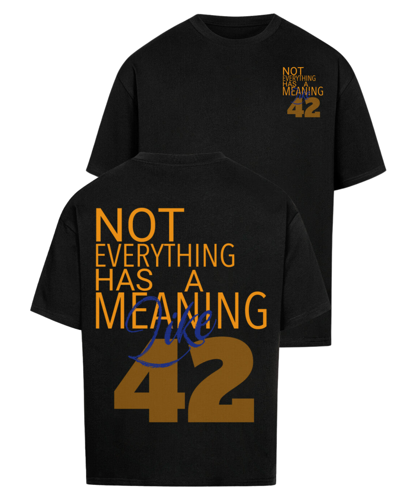 Urban Tag Oversized T-Shirt – "42"