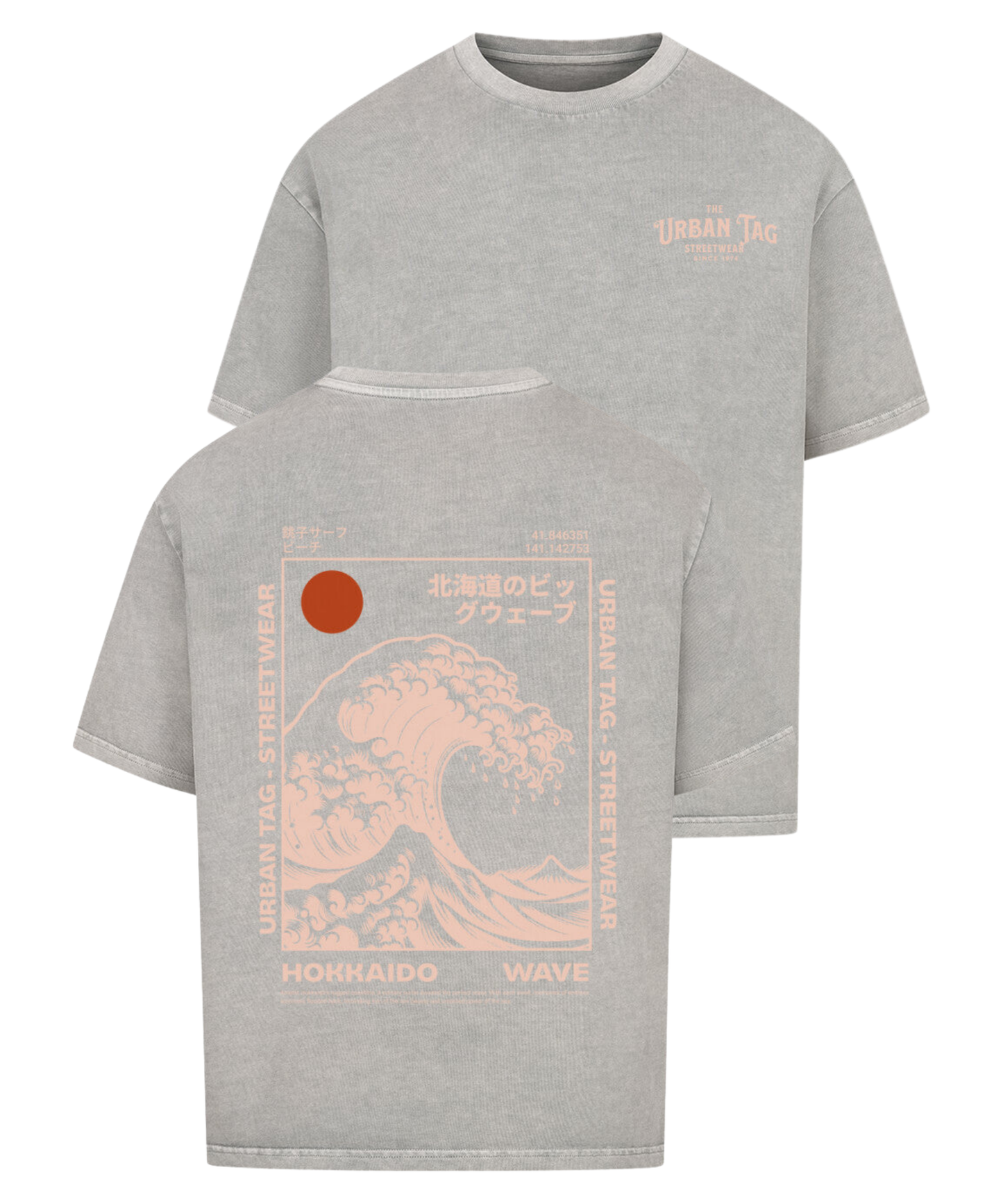 Urban Tag Oversized T-Shirt – "Hokkaido Wave"