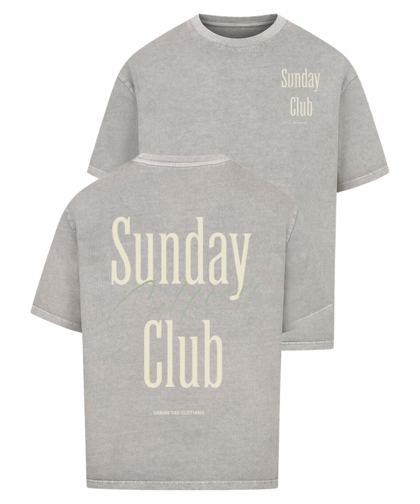Urban Tag Oversized T-Shirt – "Sunday Selfcare Club"