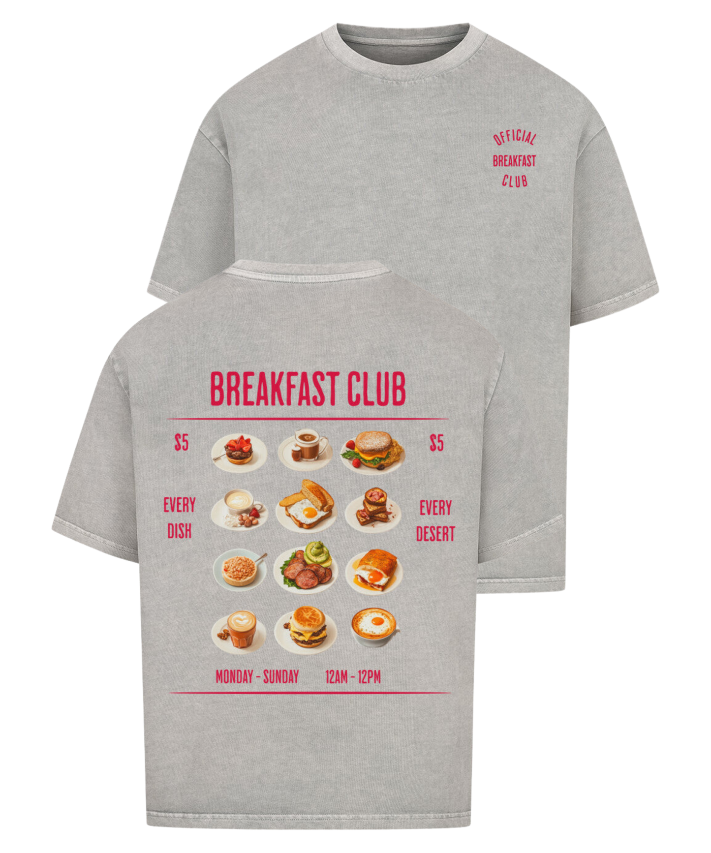 Urban Tag Oversized T-Shirt – "Breakfast Club"