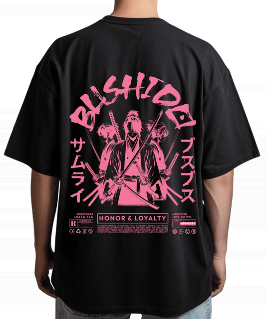 Urban Tag Oversized T-Shirt – "Bushido Samurai"