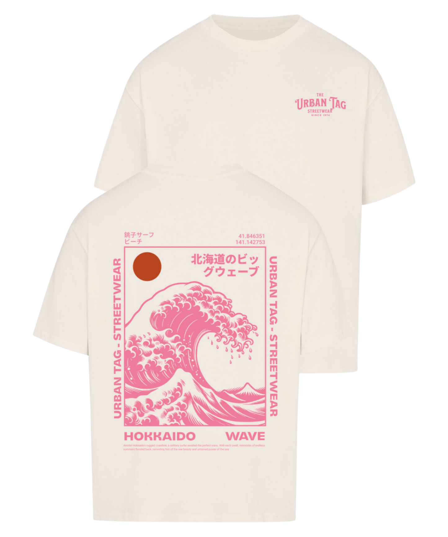 Urban Tag Oversized T-Shirt – "Hokkaido Wave"