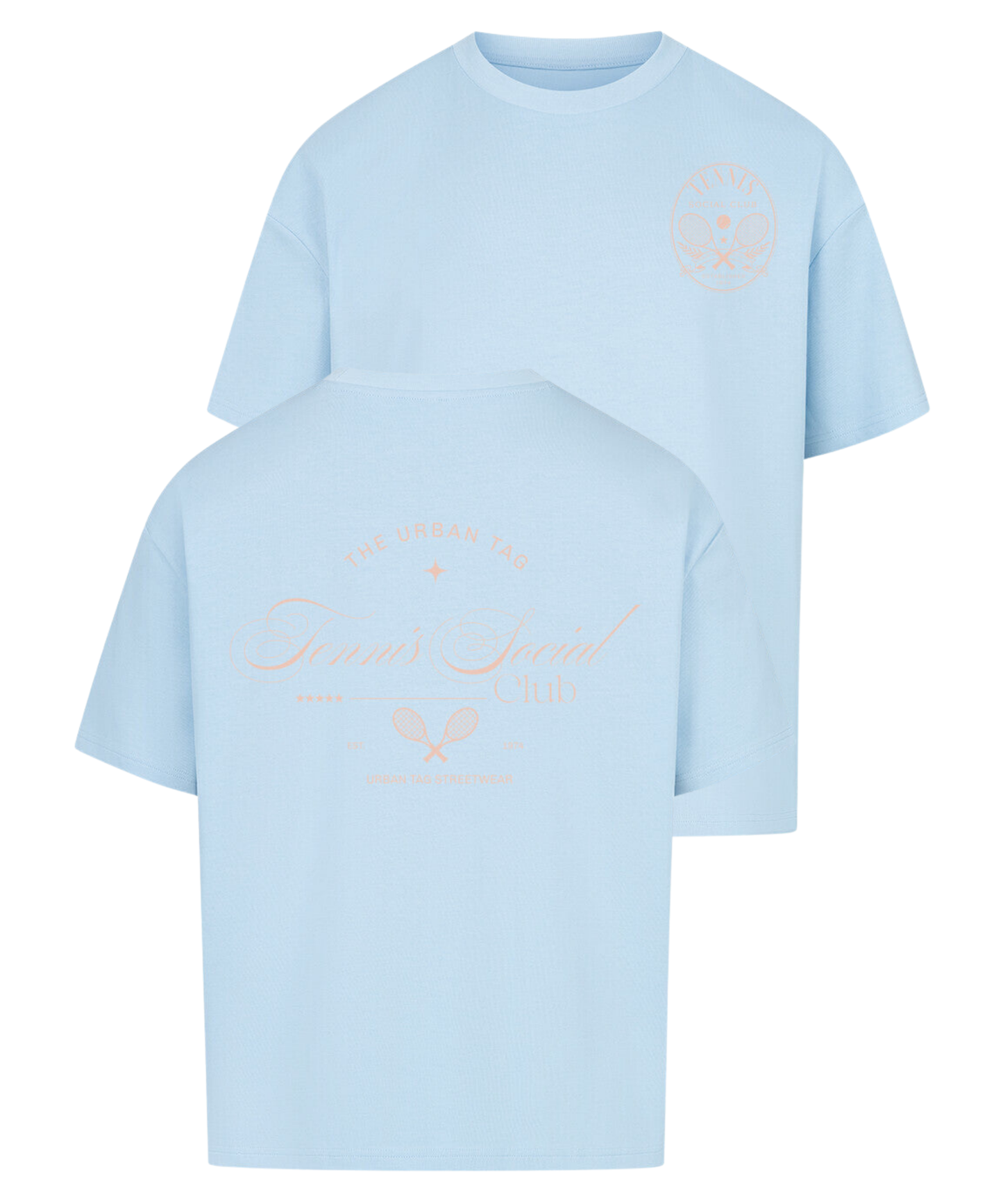 Urban Tag Oversized T-Shirt – "Tennis Social Club"