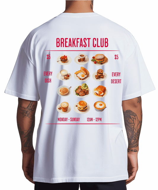 Urban Tag Oversized T-Shirt – "Breakfast Club"