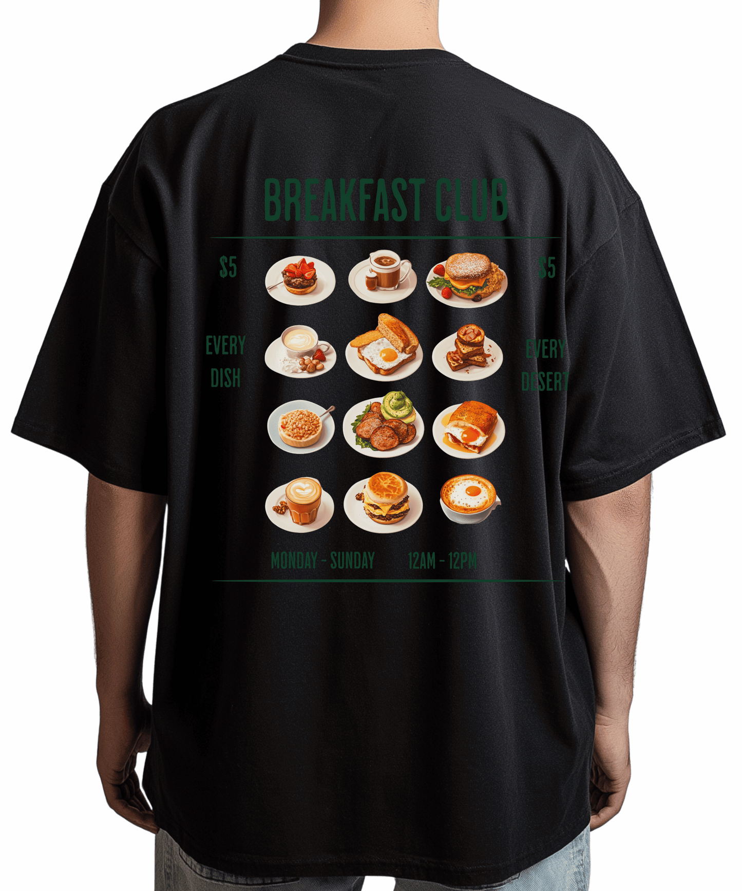 Urban Tag Oversized T-Shirt – "Breakfast Club"