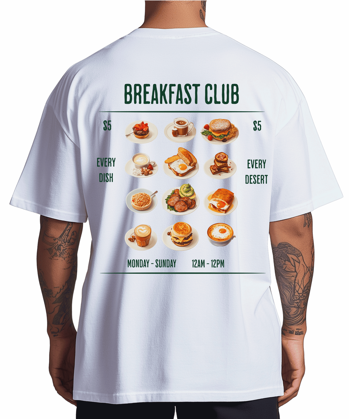 Urban Tag Oversized T-Shirt – "Breakfast Club"
