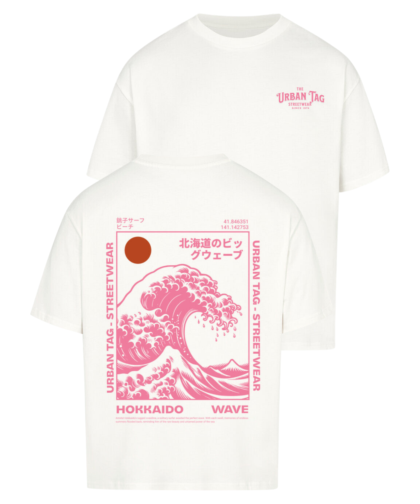 Urban Tag Oversized T-Shirt – "Hokkaido Wave"