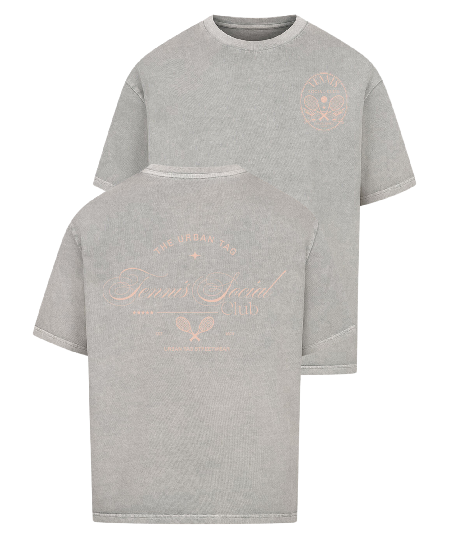 Urban Tag Oversized T-Shirt – "Tennis Social Club"