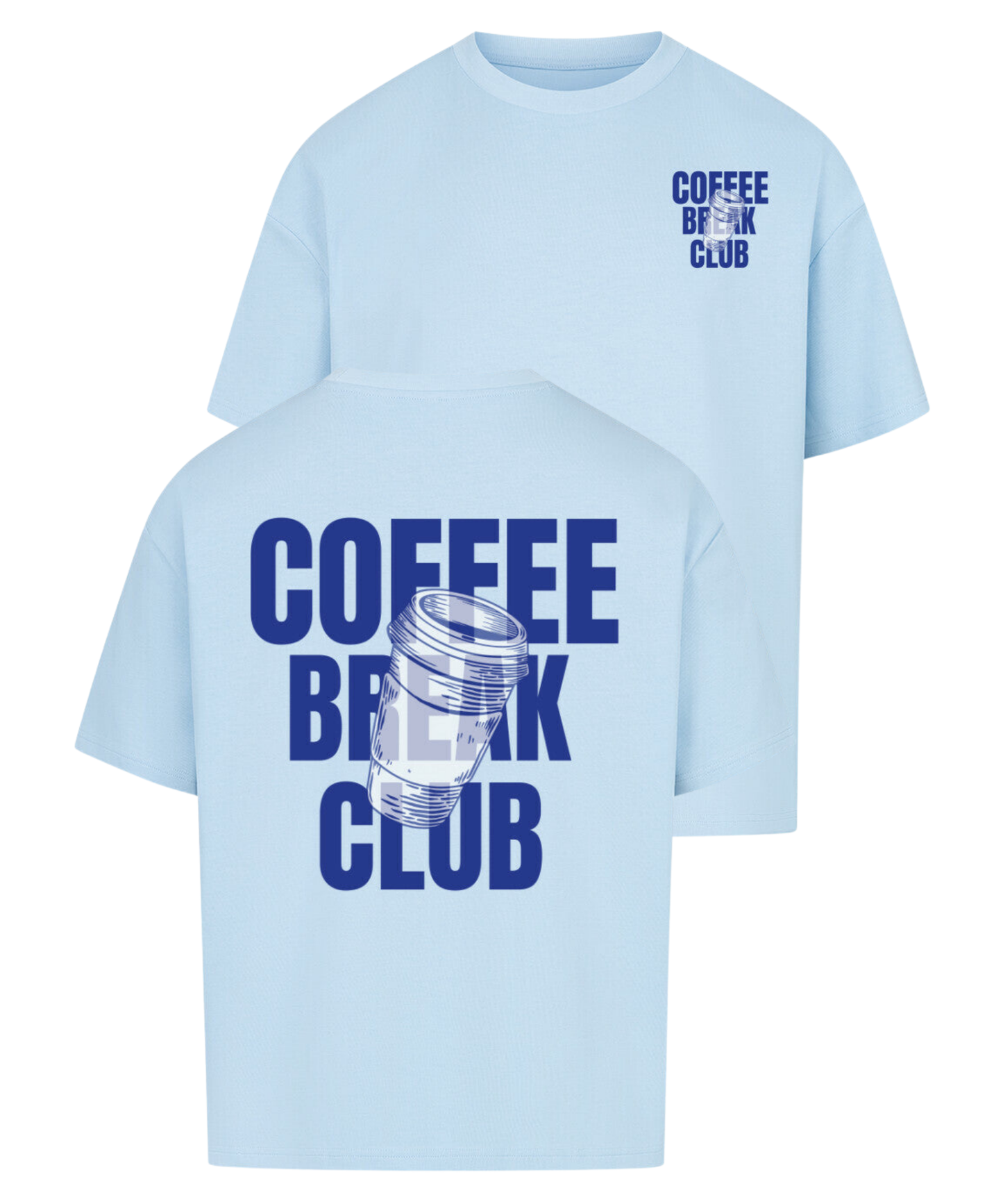 Urban Tag Oversized T-Shirt – "Coffee Break"
