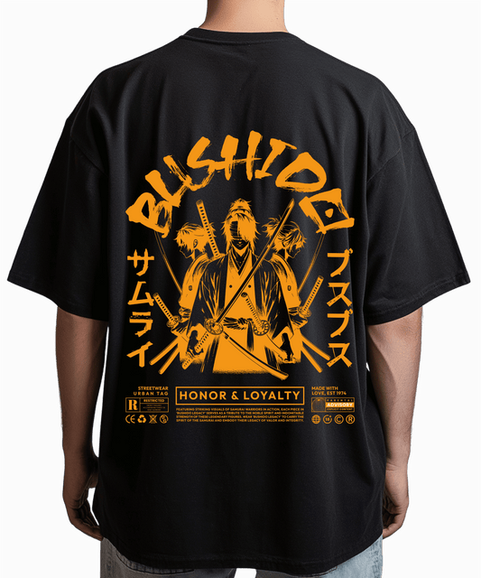 Urban Tag Oversized T-Shirt – "Bushido Samurai"