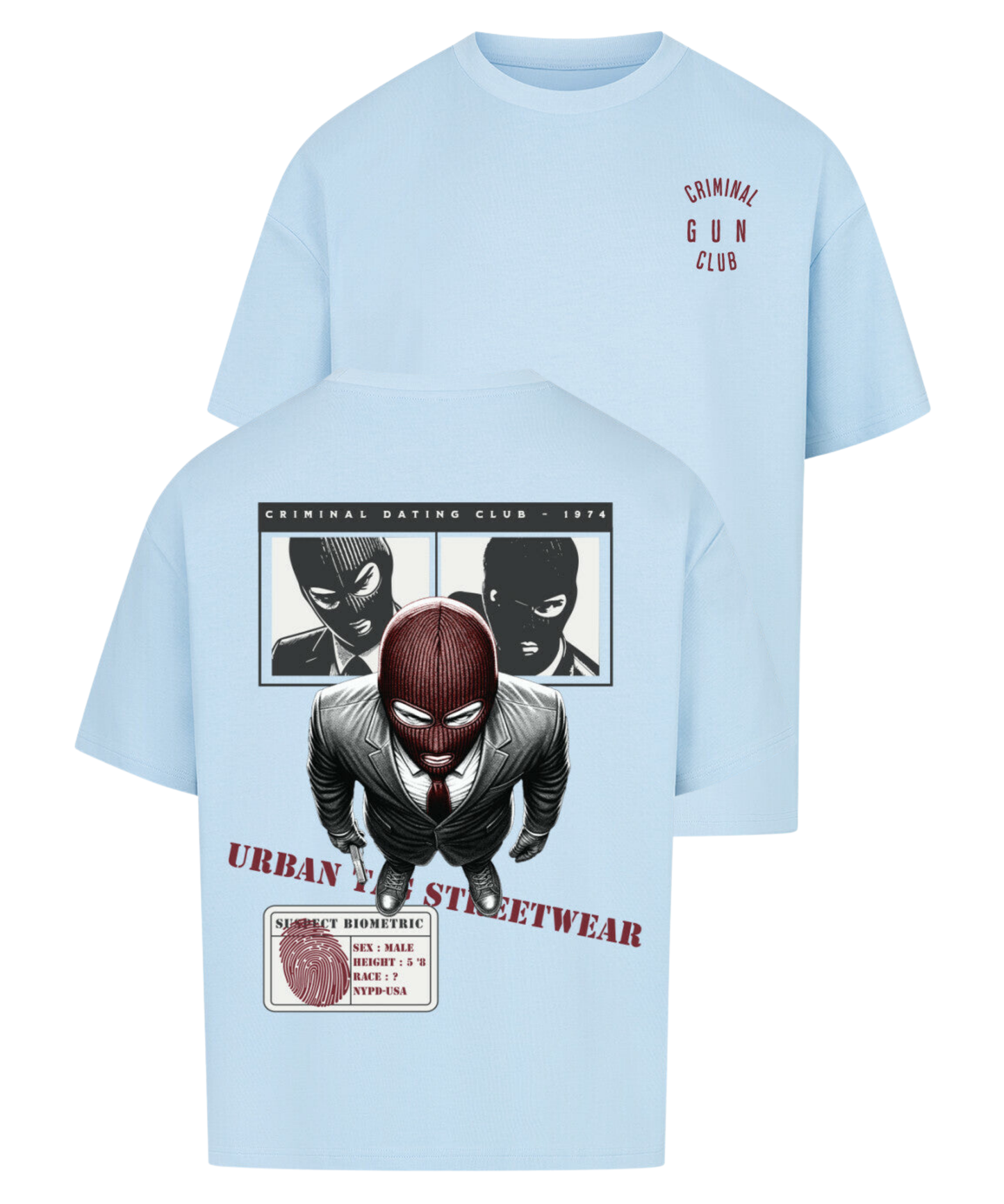 Urban Tag Oversized T-Shirt – "Money Heist"