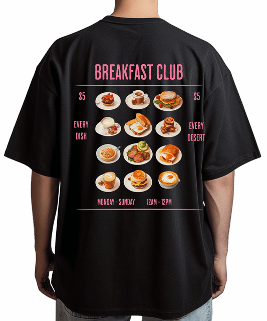 Urban Tag Oversized T-Shirt – "Breakfast Club"