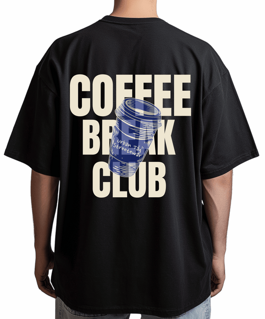 Urban Tag Oversized T-Shirt – "Coffee Break"