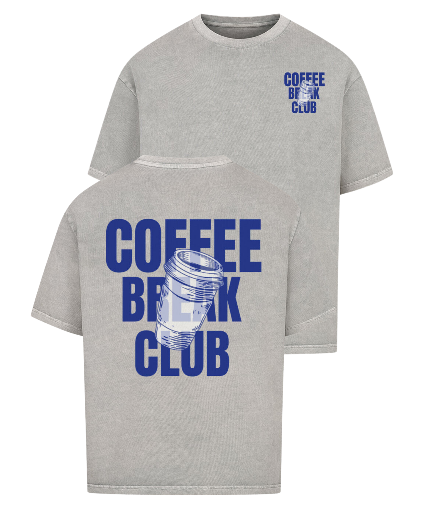 Urban Tag Oversized T-Shirt – "Coffee Break"