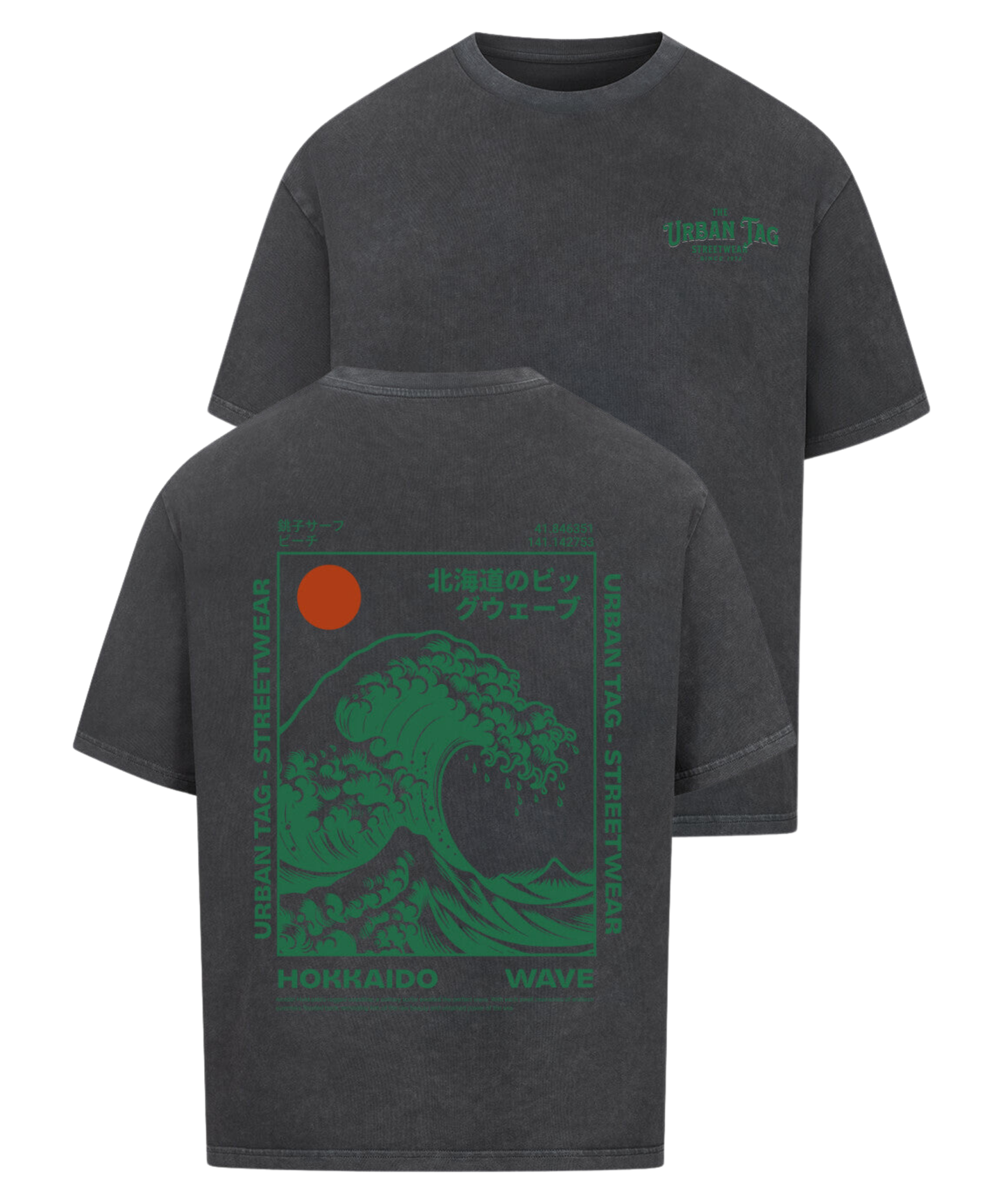 Urban Tag Oversized T-Shirt – "Hokkaido Wave"