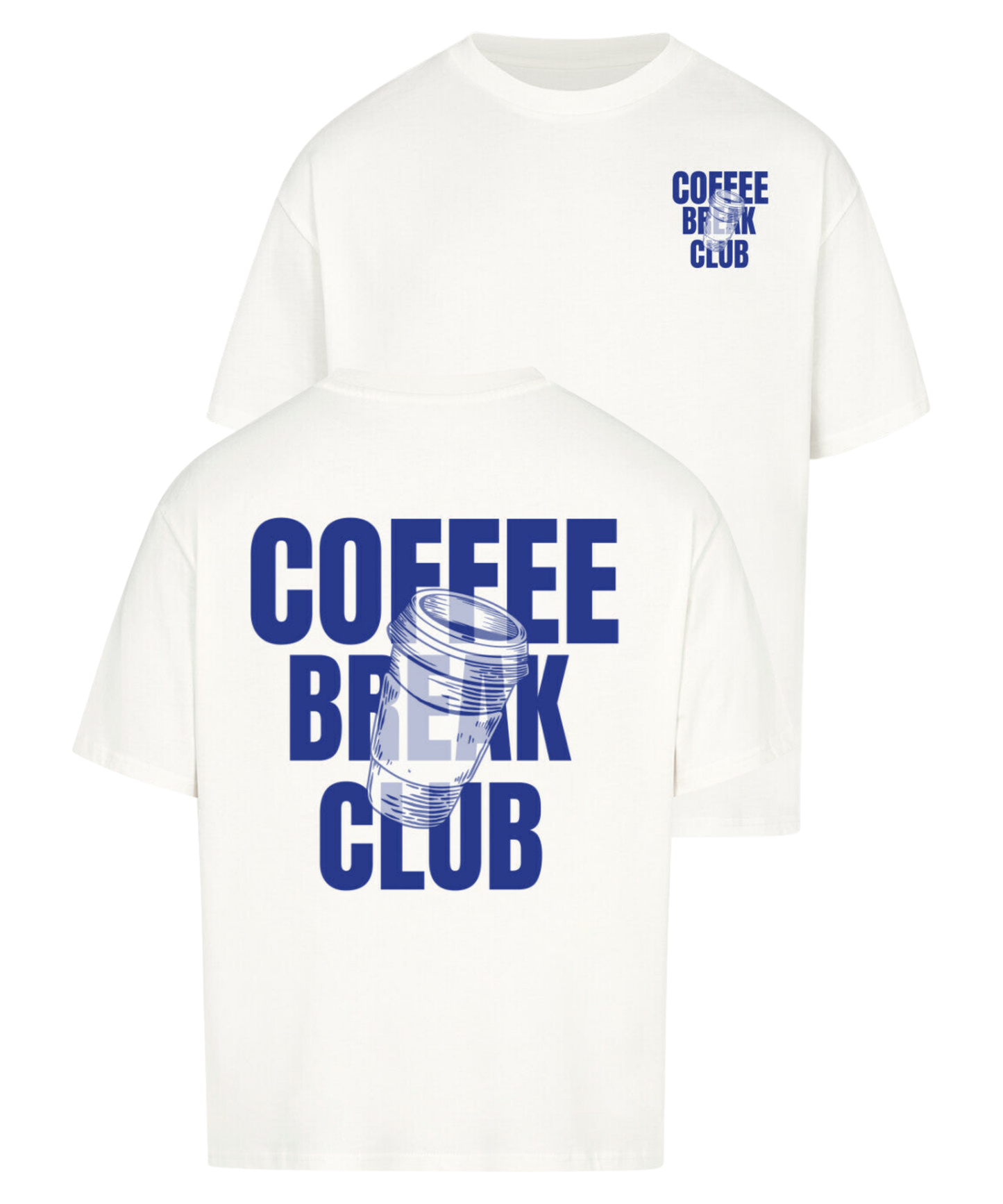 Urban Tag Oversized T-Shirt – "Coffee Break"