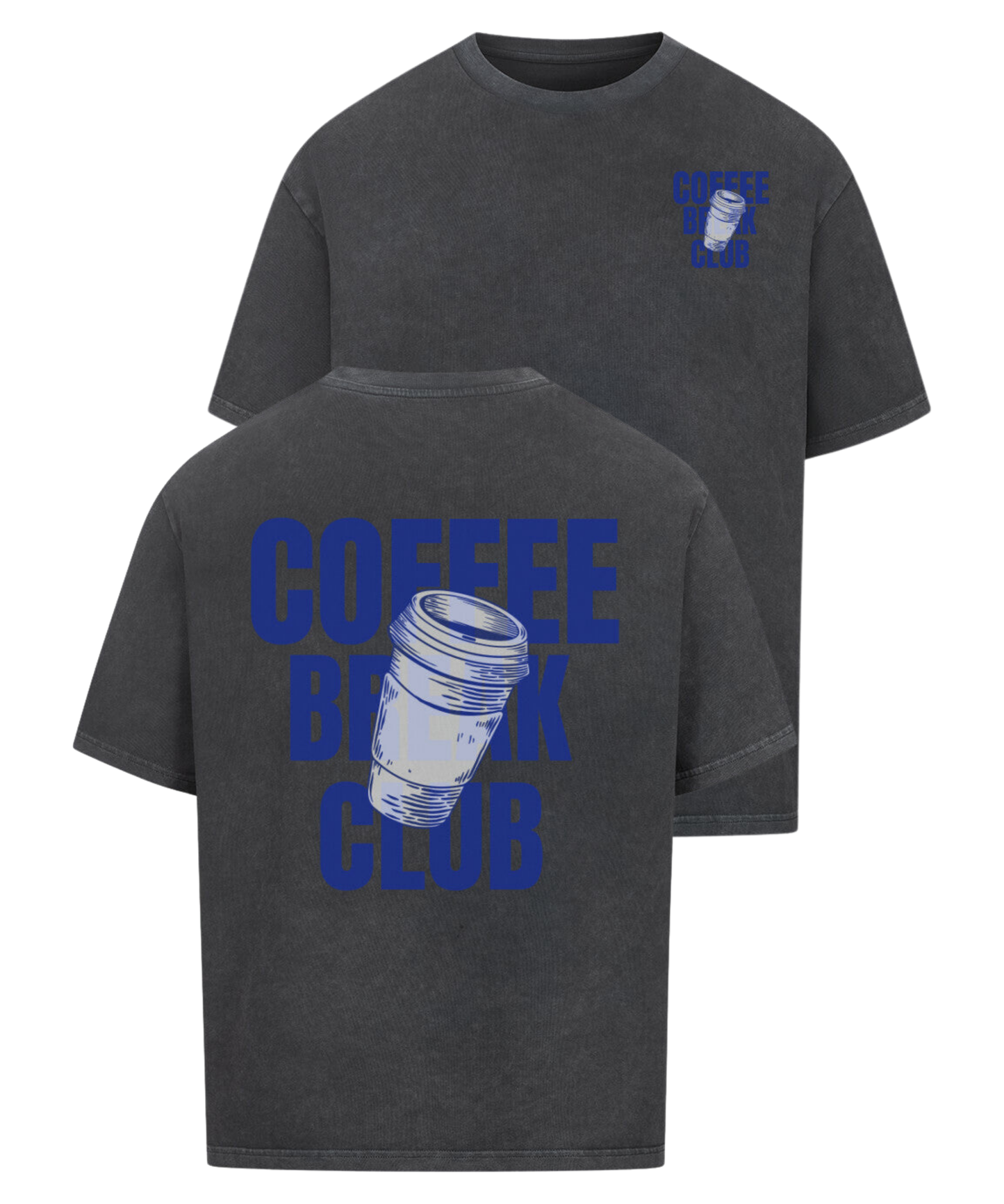 Urban Tag Oversized T-Shirt – "Coffee Break"