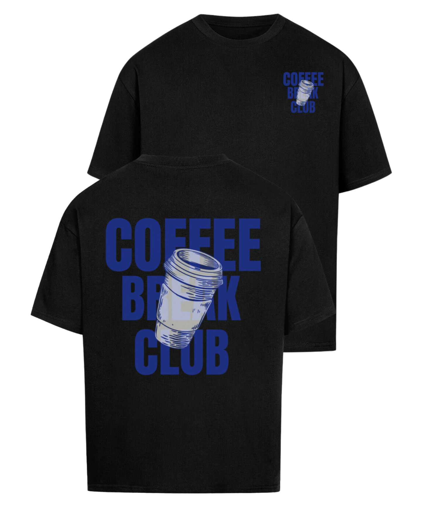 Urban Tag Oversized T-Shirt – "Coffee Break"