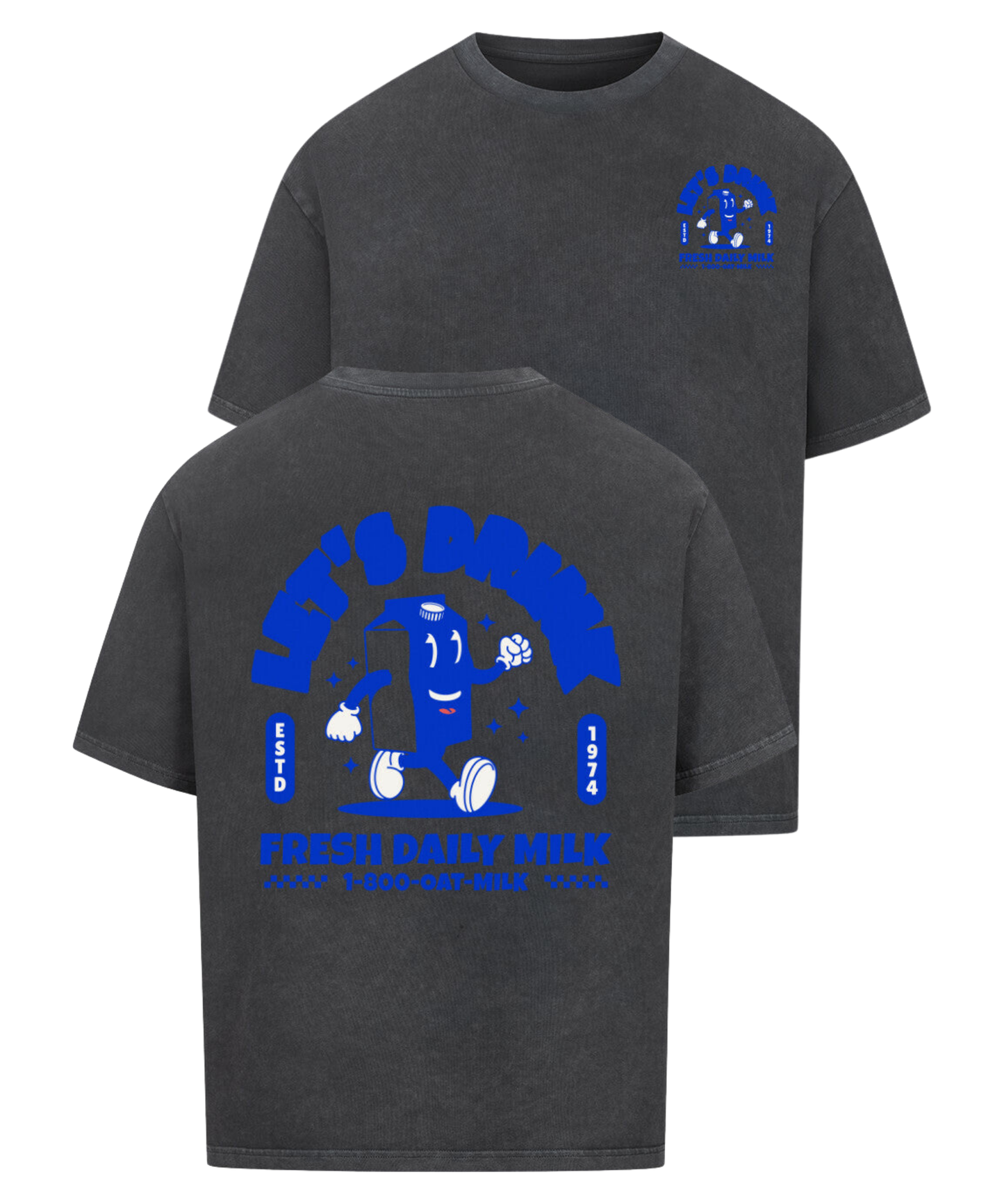 Urban Tag Oversized T-Shirt – "Fresh Daily Milk"