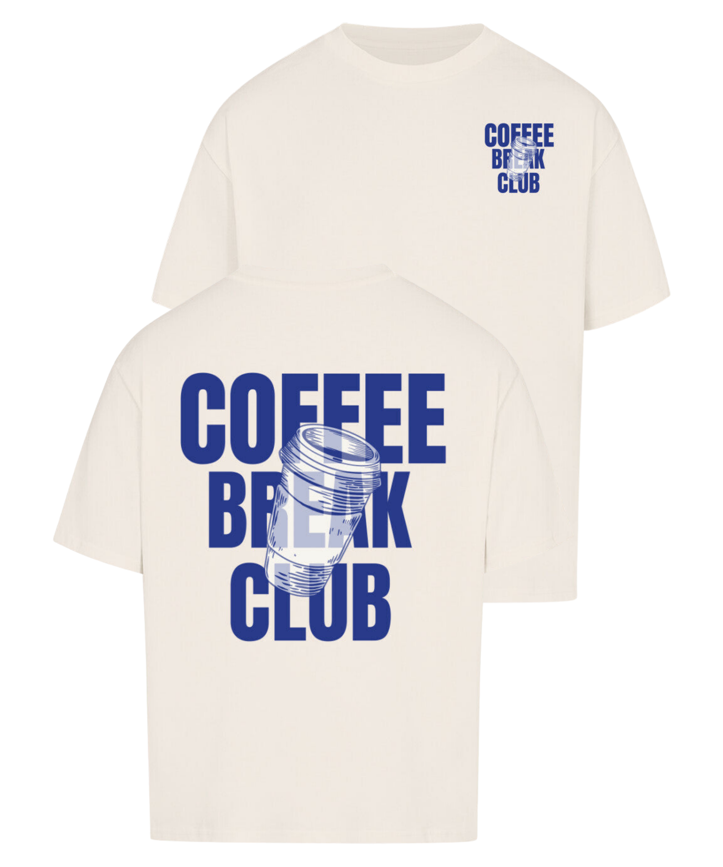 Urban Tag Oversized T-Shirt – "Coffee Break"
