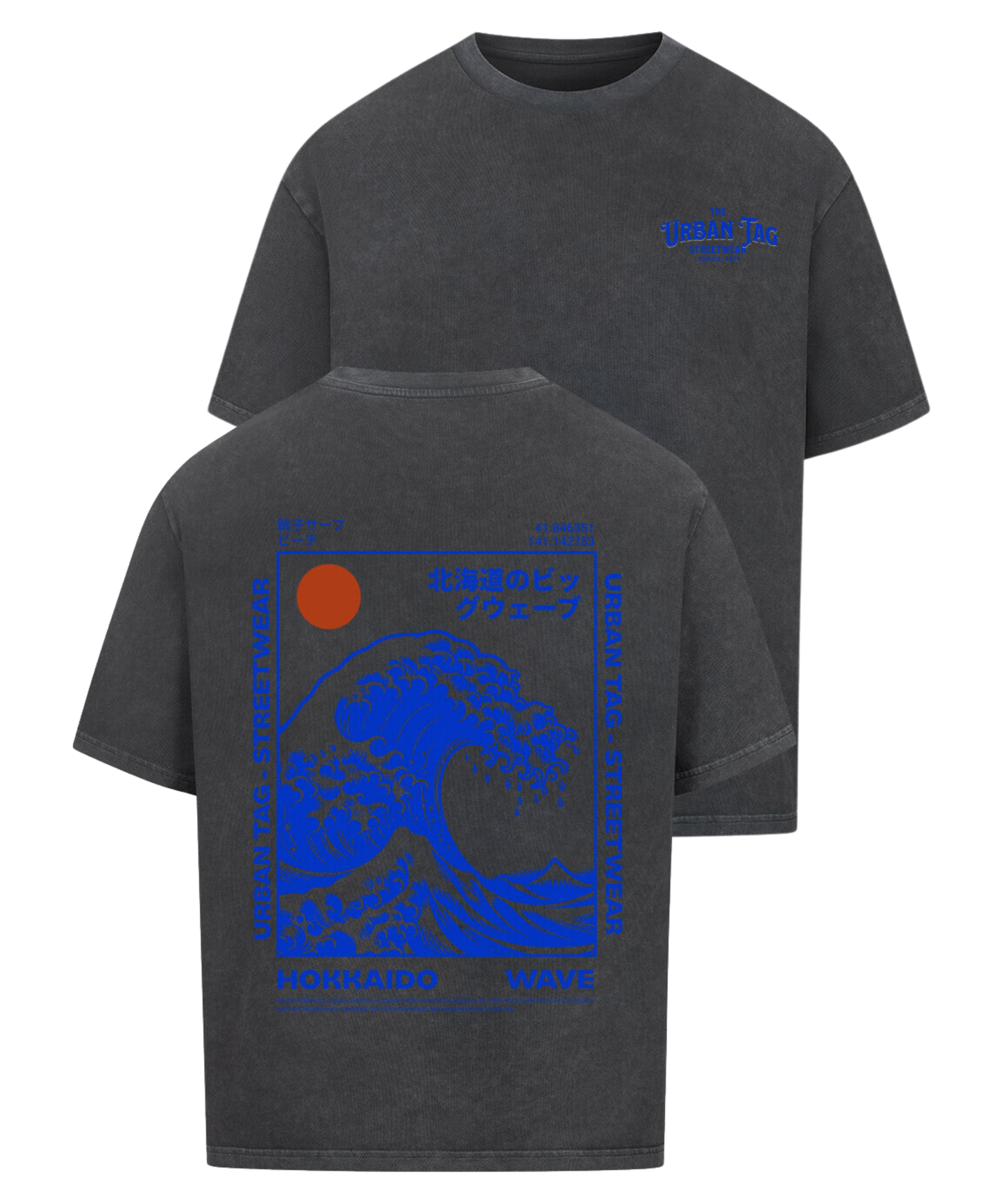 Urban Tag Oversized T-Shirt – "Hokkaido Wave"