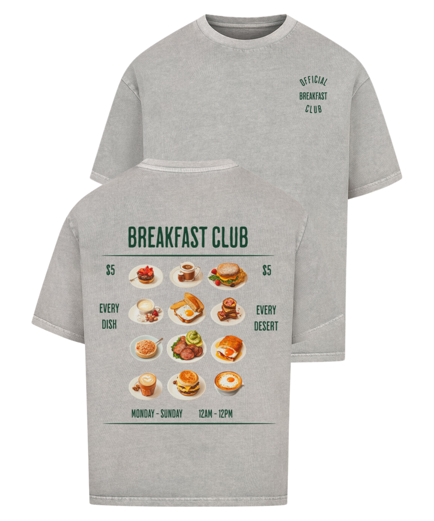 Urban Tag Oversized T-Shirt – "Breakfast Club"
