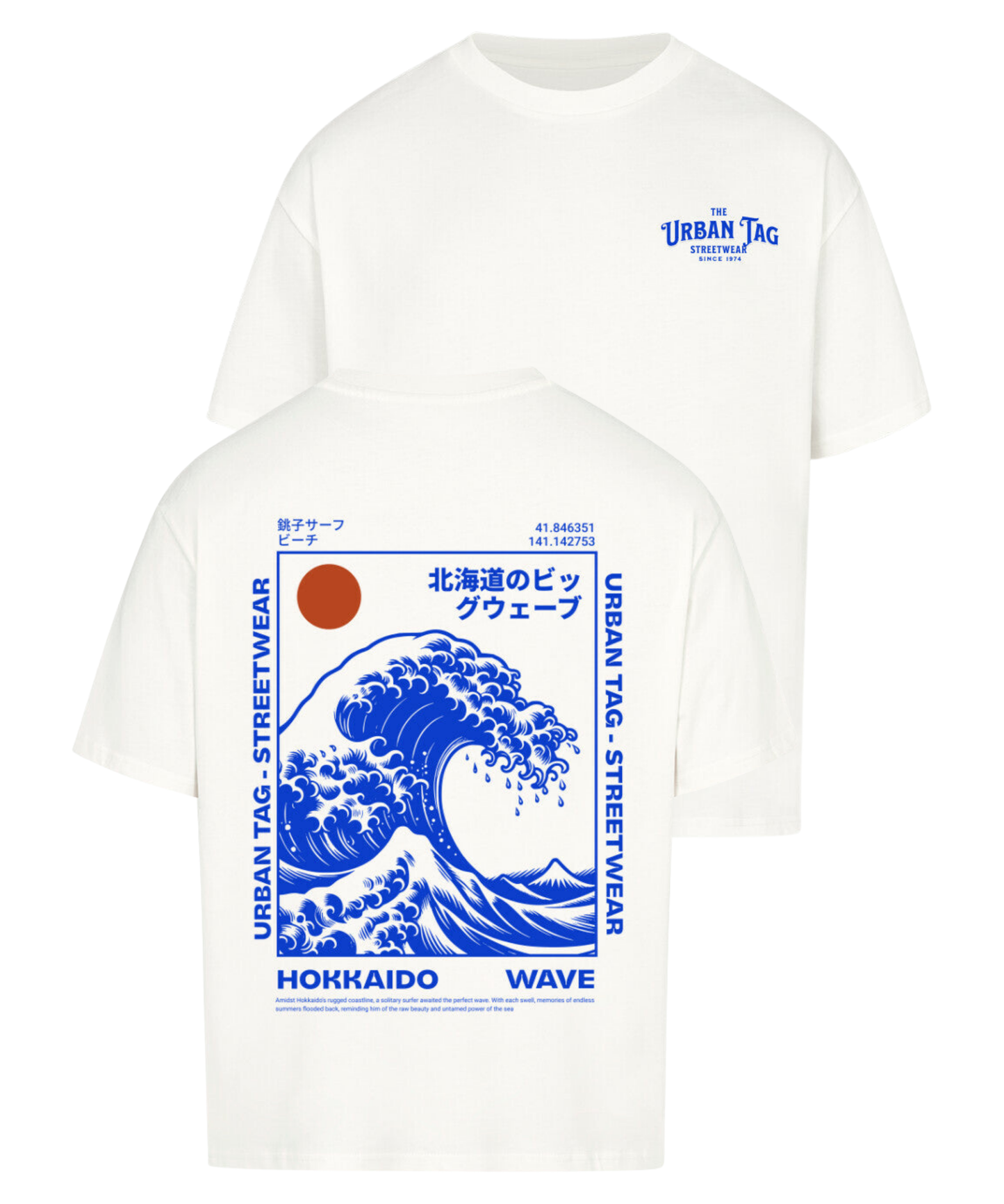 Urban Tag Oversized T-Shirt – "Hokkaido Wave"