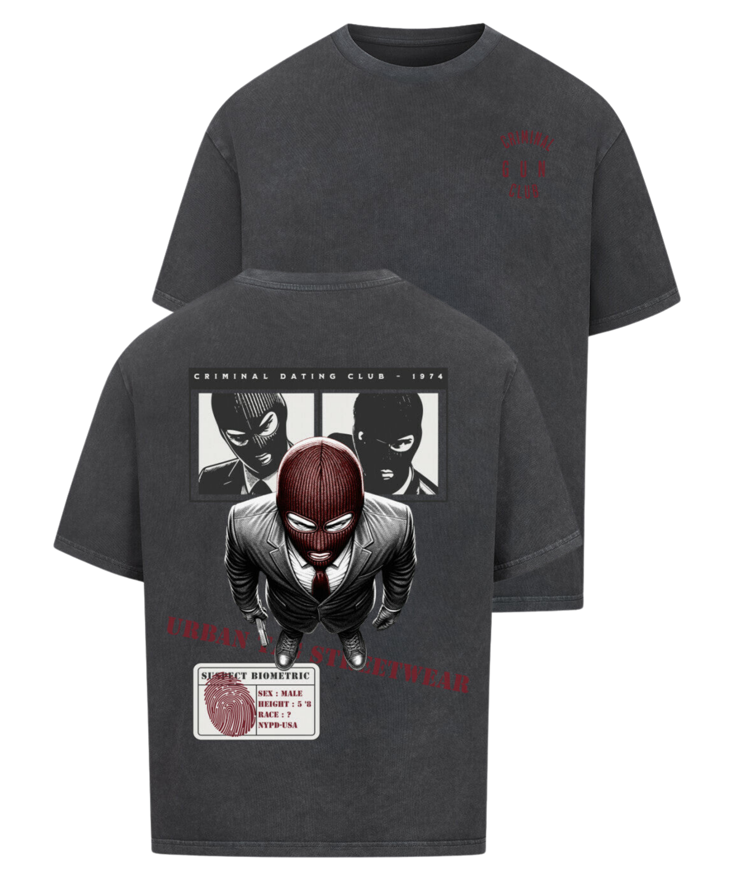Urban Tag Oversized T-Shirt – "Money Heist"