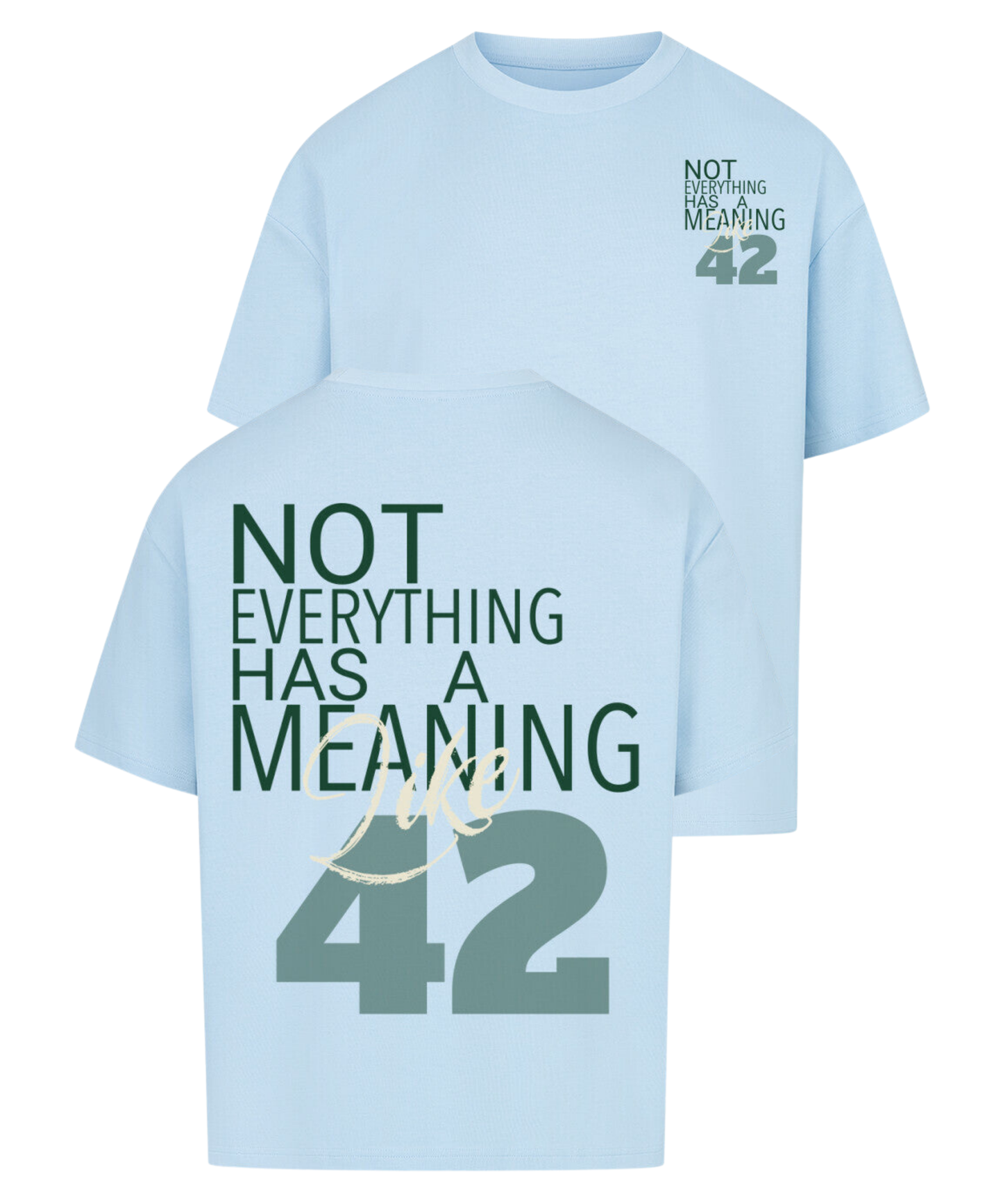 Urban Tag Oversized T-Shirt – "42"