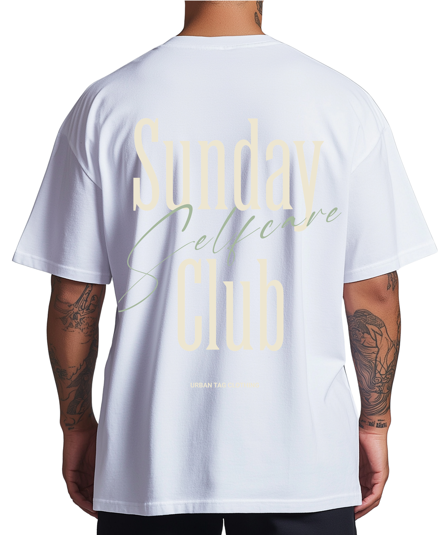 Urban Tag Oversized T-Shirt – "Sunday Selfcare Club"