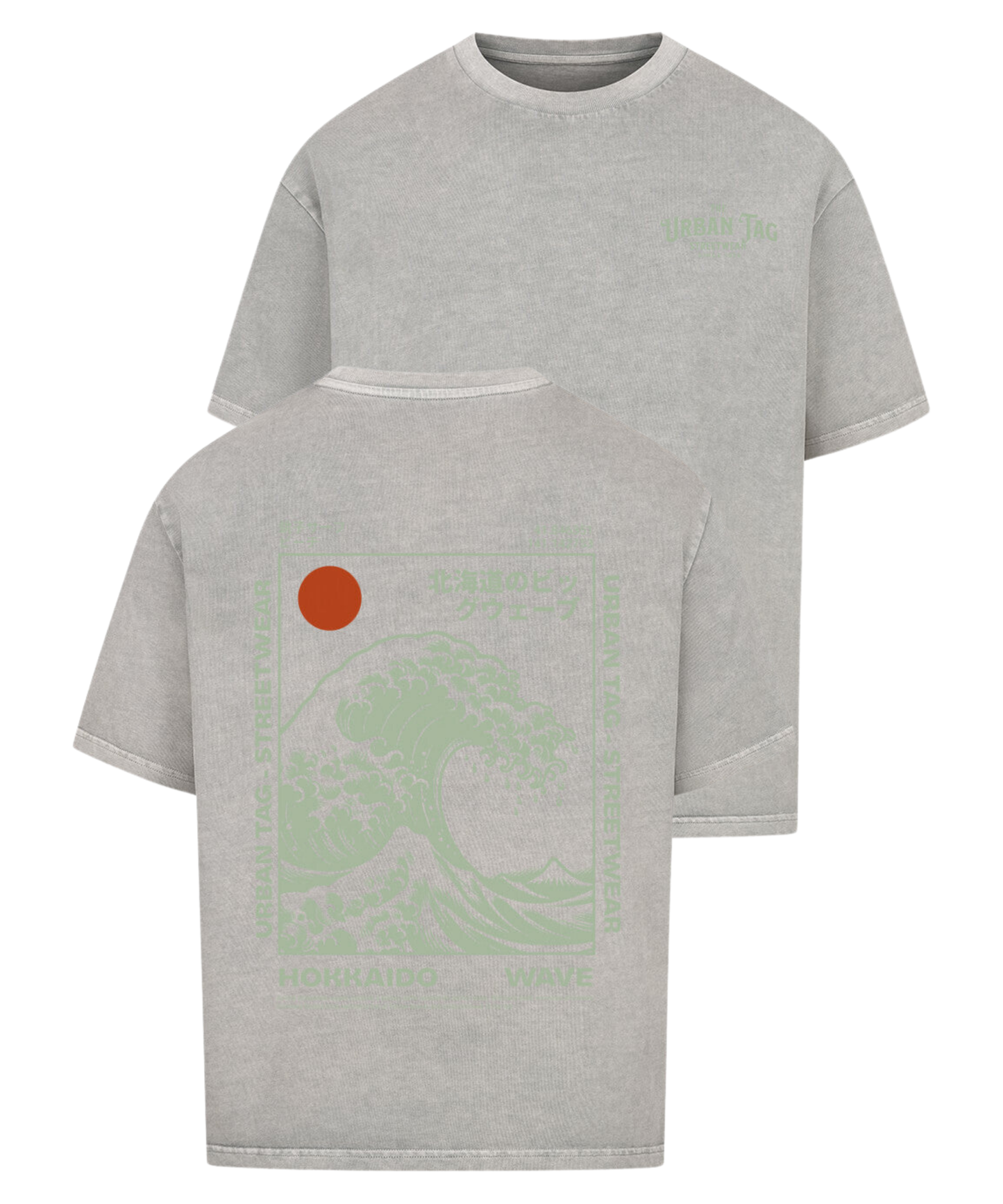 Urban Tag Oversized T-Shirt – "Hokkaido Wave"