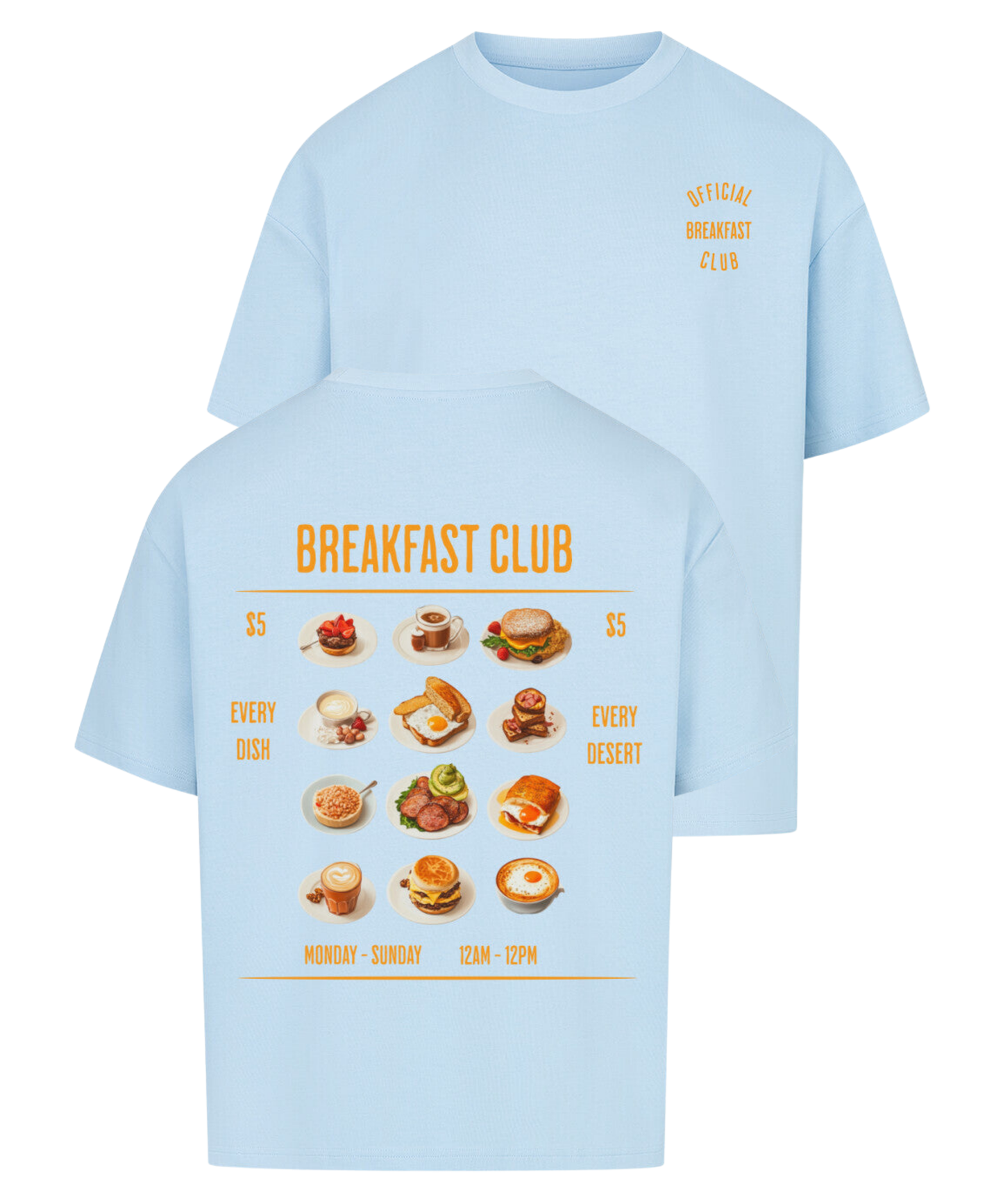 Urban Tag Oversized T-Shirt – "Breakfast Club"