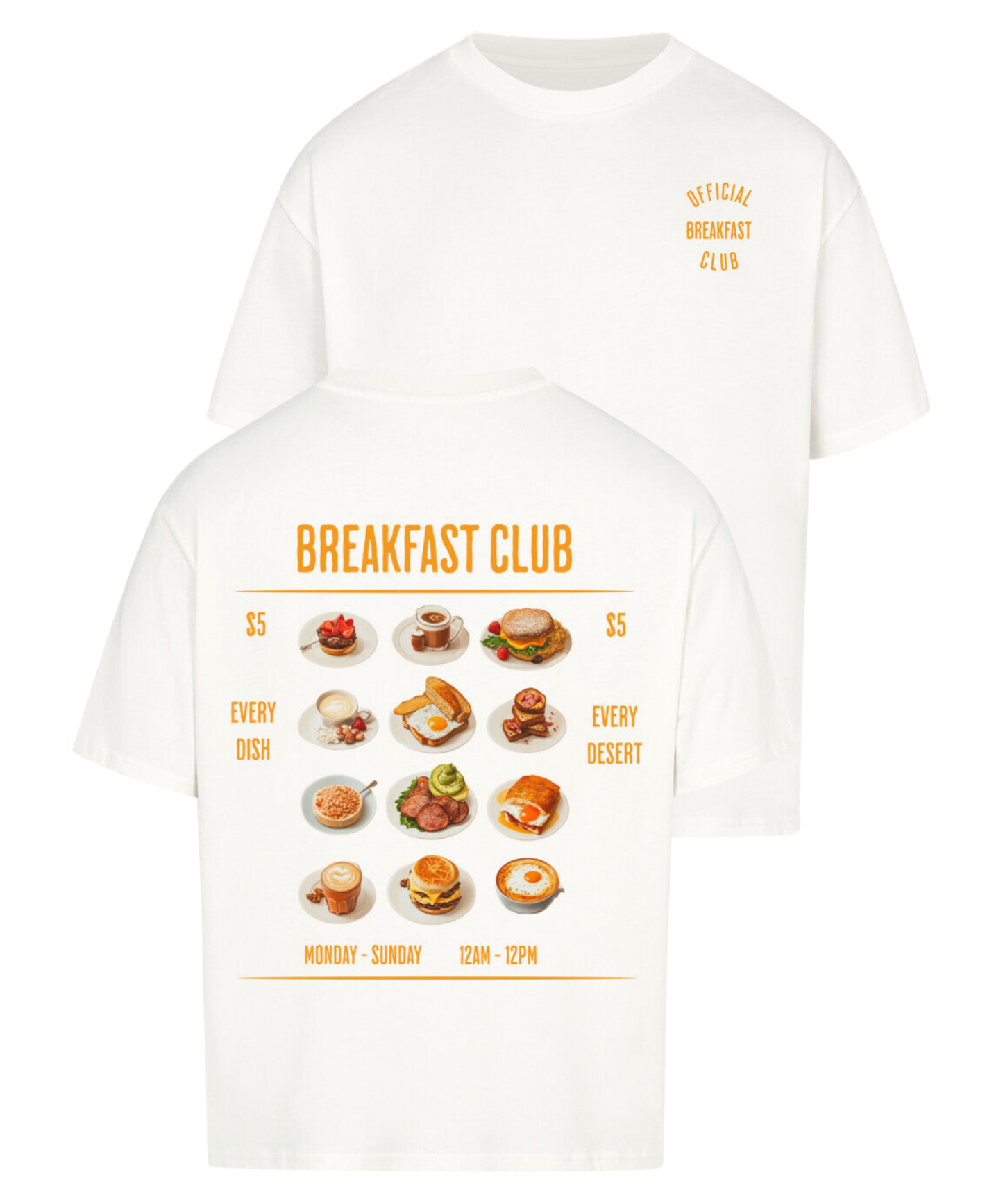 Urban Tag Oversized T-Shirt – "Breakfast Club"