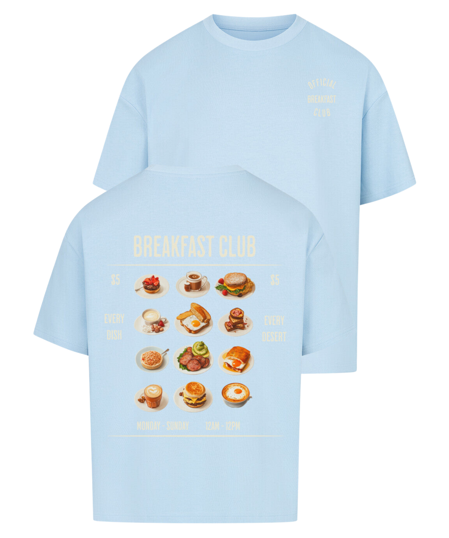 Urban Tag Oversized T-Shirt – "Breakfast Club"