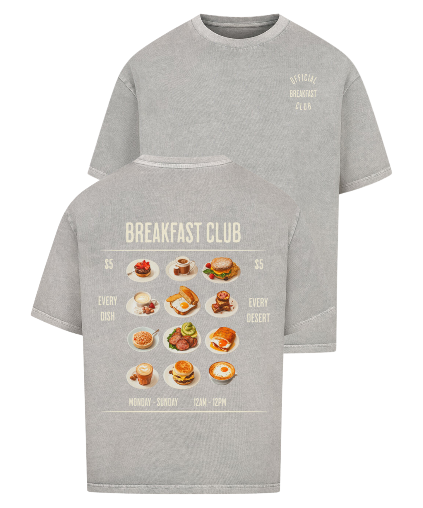 Urban Tag Oversized T-Shirt – "Breakfast Club"
