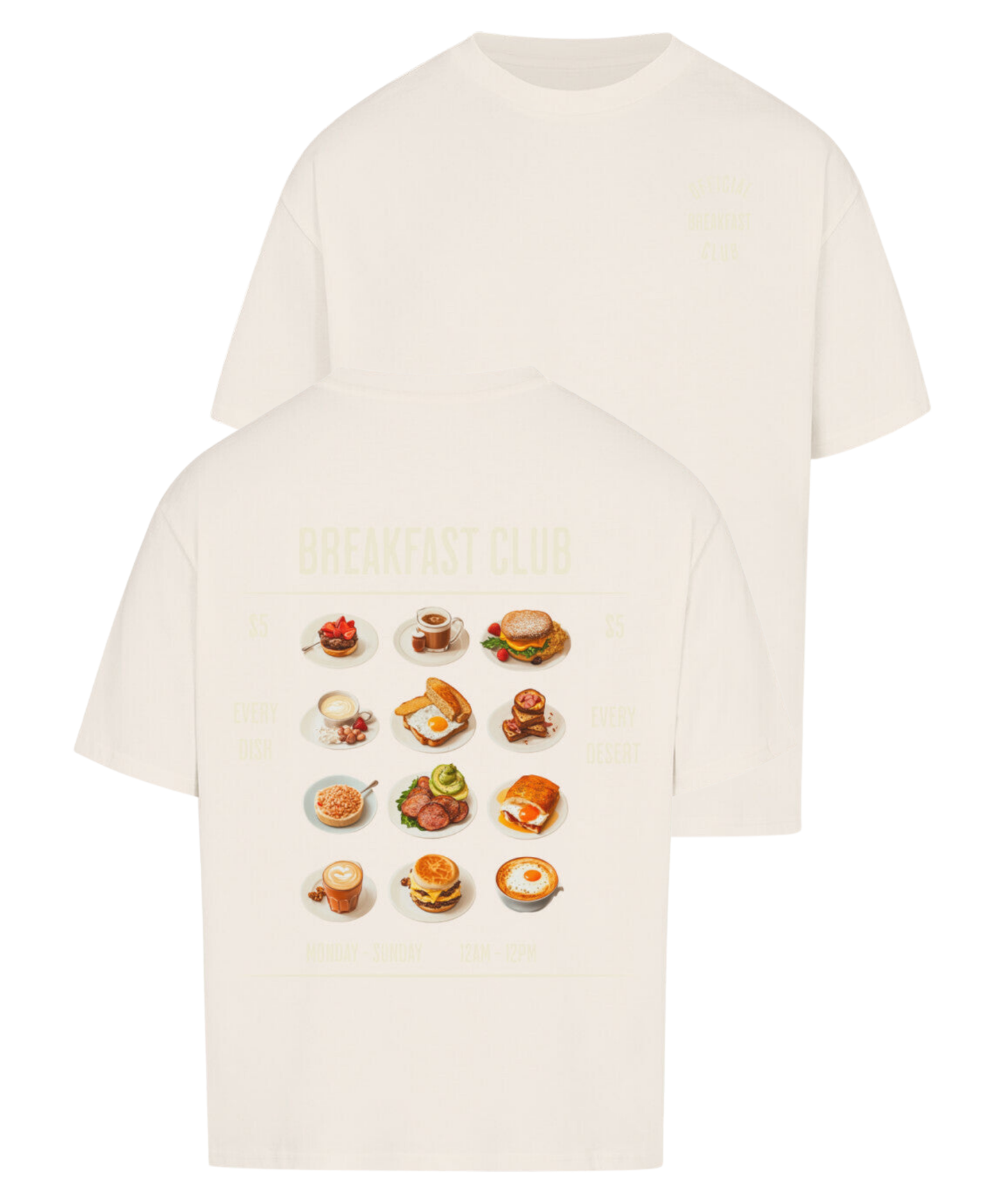 Urban Tag Oversized T-Shirt – "Breakfast Club"