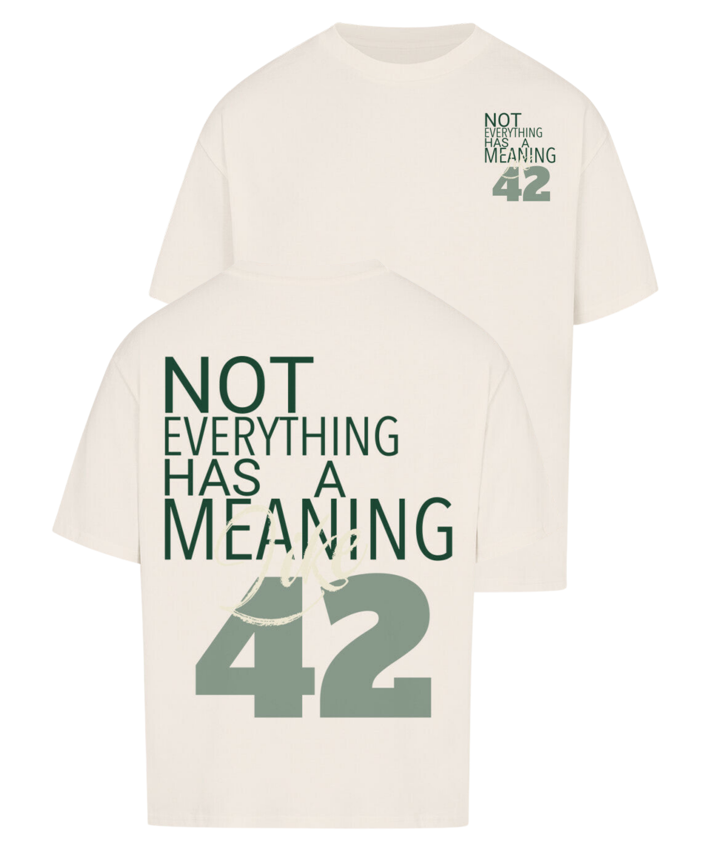 Urban Tag Oversized T-Shirt – "42"