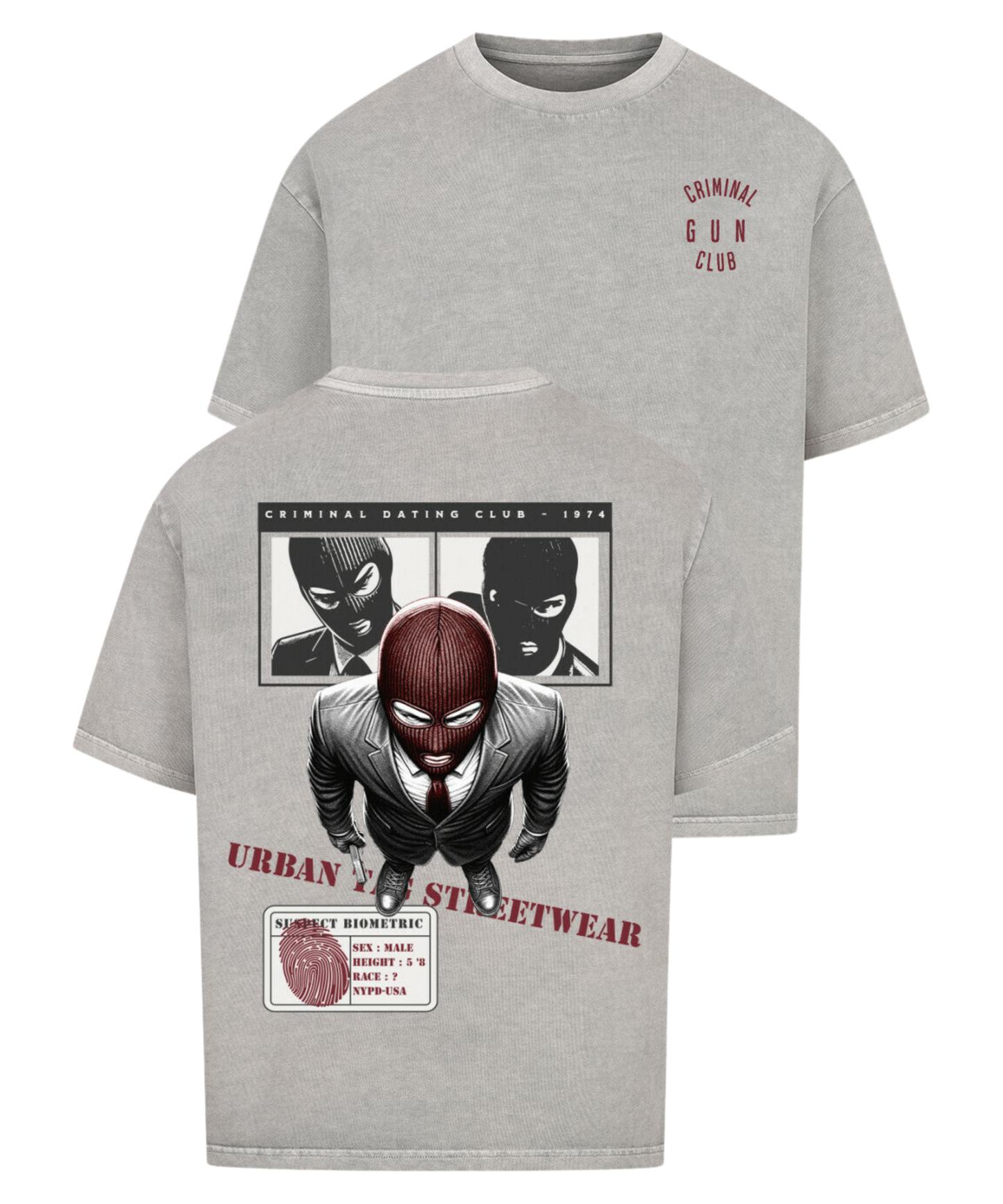 Urban Tag Oversized T-Shirt – "Money Heist"