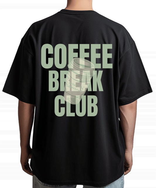 Urban Tag Oversized T-Shirt – "Coffee Break"