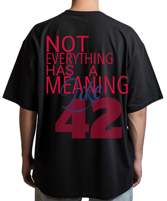 Urban Tag Oversized T-Shirt – "42"
