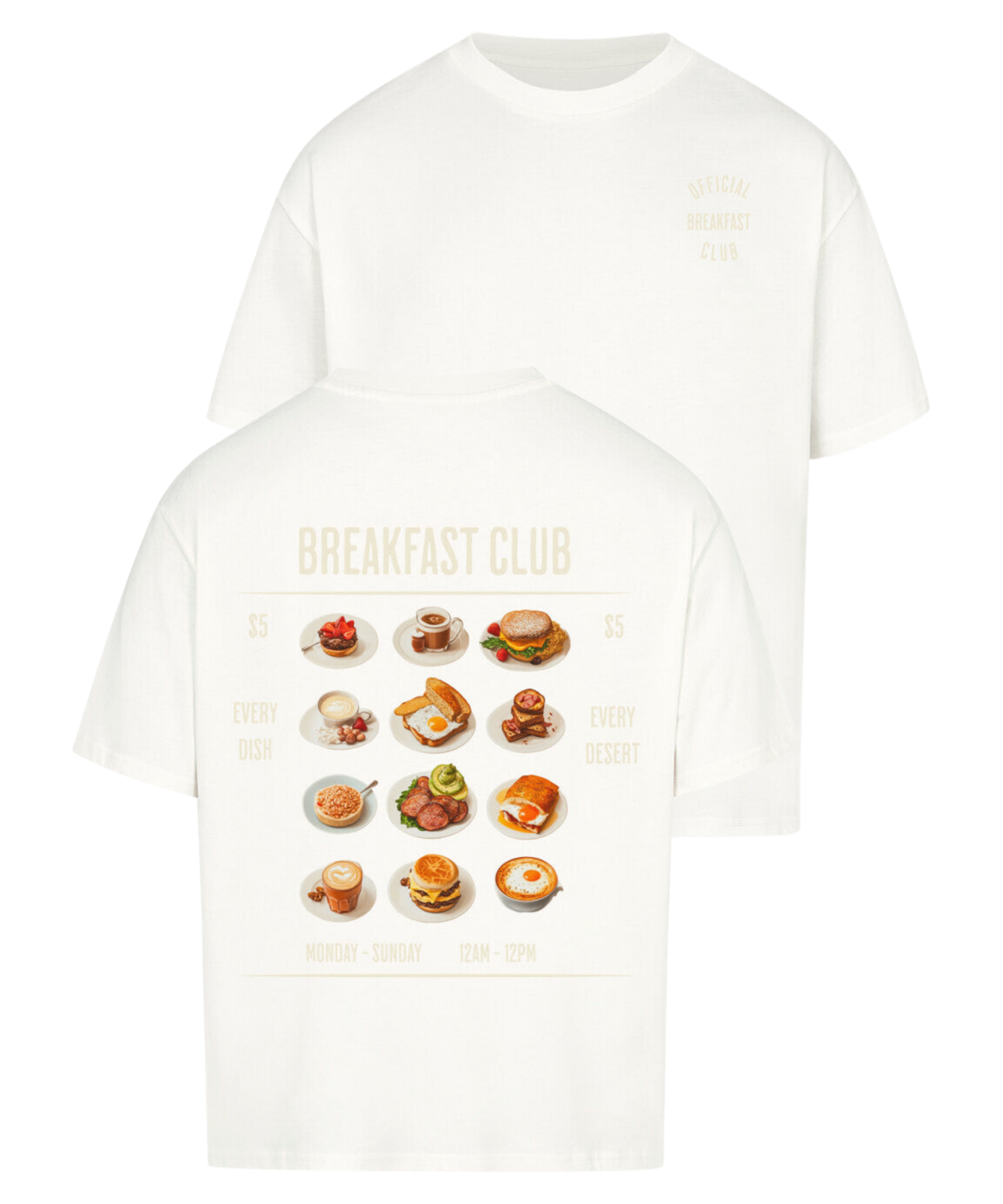 Urban Tag Oversized T-Shirt – "Breakfast Club"