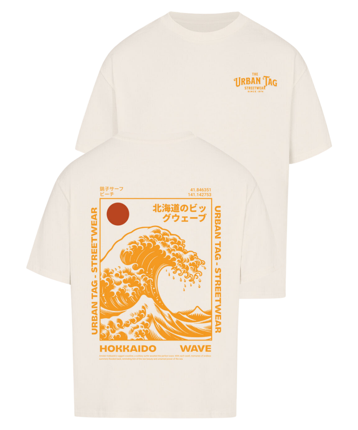 Urban Tag Oversized T-Shirt – "Hokkaido Wave"