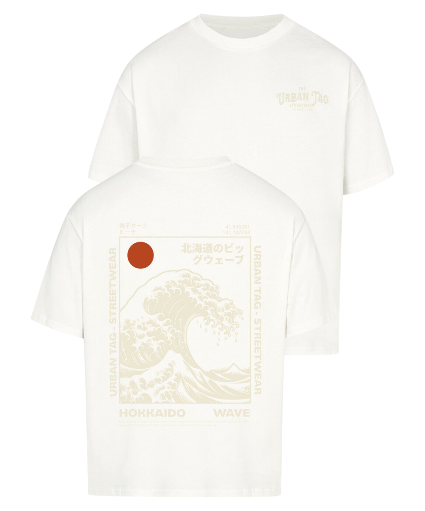 Urban Tag Oversized T-Shirt – "Hokkaido Wave"